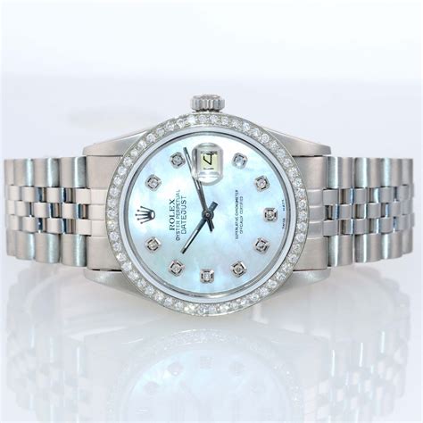 rolex 36mm lady datejust|rolex 36mm datejust diamond bezel.